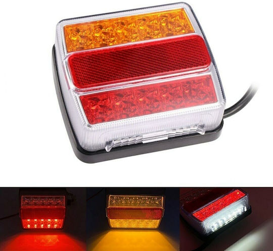 Led Rücklicht Satz 12v Magnet Verkabelung 5 Funktionen Anhänger Träger Plattformen Fahrzeuge