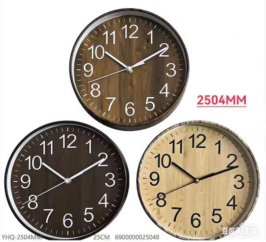 Tr278817 Wall Clock Plastic Ø25cm