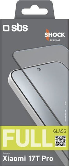 Sbs Full Tempered Glass Xiaomi 17t Pro Черен