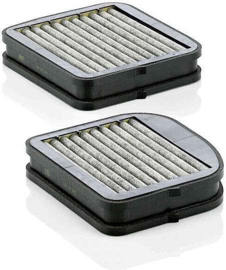 Filtru De Aer Pentru Habitaclu Auto Cu Carbon Activat Mann-filter Lexus Mazda Toyota Înălțime 30mm Lățime 186mm Lungime 216mm
