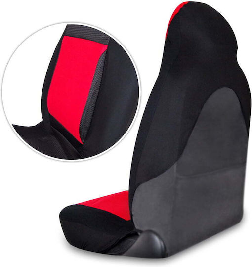 Autoline Vordersitzbezüge 2Stück Polyester Easy Fit Blau