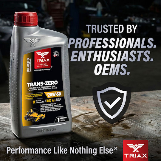 Triax Trans Zero Synthetisches Auto Schmierstofföl 20W-50 0.946lt