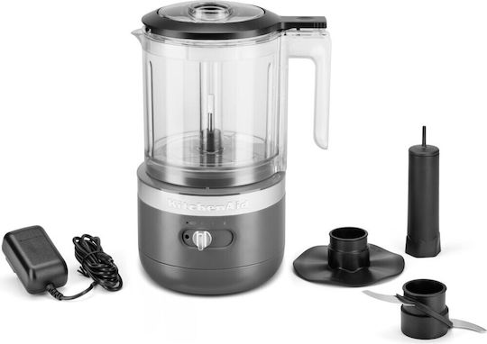 Kitchenaid Πολυκόπτης Multi 24W με Δοχείο 1.19lt Γκρι