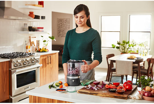 Kitchenaid Πολυκόπτης Multi 24W με Δοχείο 1.19lt Γκρι