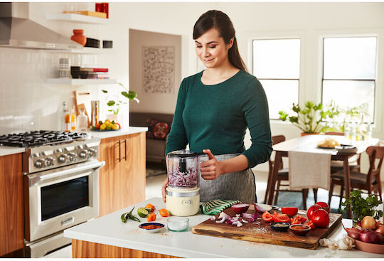 Kitchenaid Πολυκόπτης Multi 24W με Δοχείο 1.19lt Καφέ