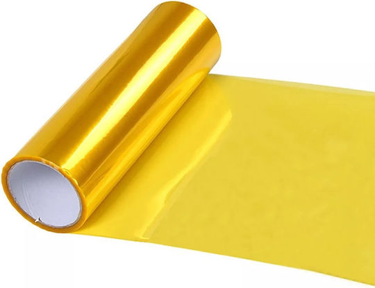 Folie Adezivă Transparentă pentru Faruri Auto 30cm X 1m Galben 1 Bucată