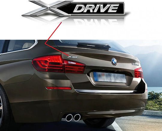 Car Signal Stickers 9.4 x 9.4cm in Silver Color 1pcs