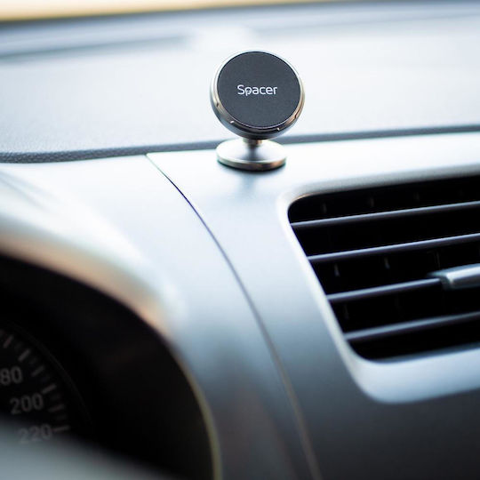 Spacer Suport Auto pentru Telefon cu magnet Neagră