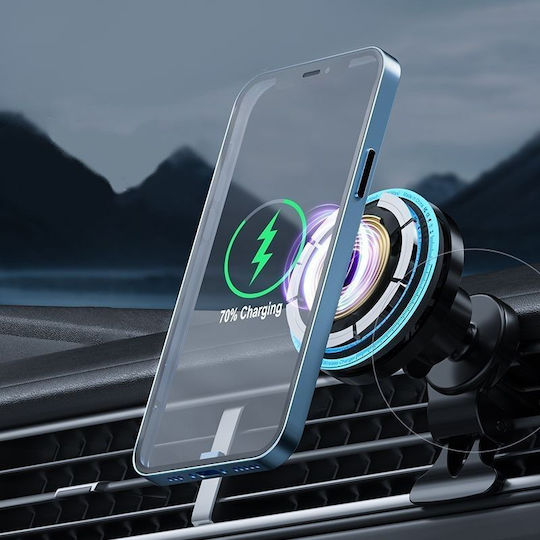 T-Phox T-phox Imag Car Mobile Mount with Magnet and Wireless Charging Black