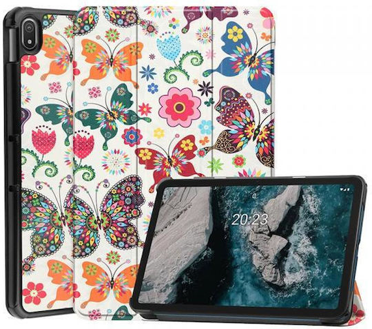 Techsuit FoldPro Flip Cover Rotating Butterfly (Lenovo Idea Tab 11.0 / Tab K11.0 Gen 2 Tb-336)