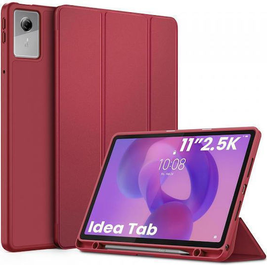 Techsuit Flip Cover Περιστρεφόμενη Κόκκινη (Lenovo Idea Tab 11.0 / Tab K11.0 Gen 2 Tb-336)