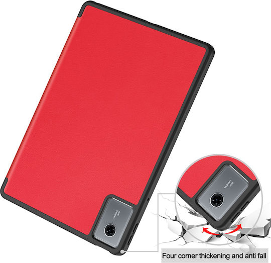 Techsuit Flip Cover Περιστρεφόμενη Κόκκινη (Lenovo Idea Tab 11.0 / Tab K11.0 Gen 2 Tb-336)