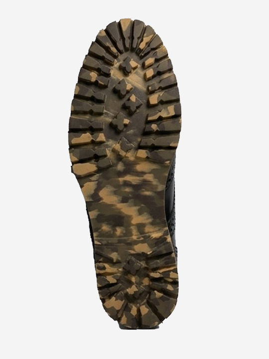 Oxfords Barbati din Piele Negre