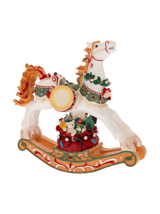 Christmas Rocking Horse 53cm
