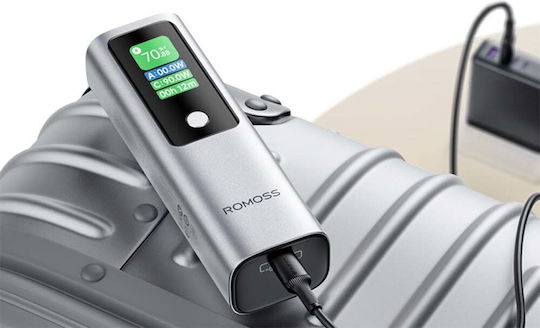 Romoss PPU10 Power Bank 10000mAh 130W με Θύρα USB-A και Θύρα USB-C Power Delivery / Quick Charge 3.0 Ασημί
