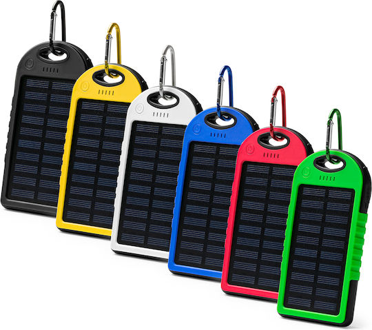 DROIDE Solar Power Bank 4000mAh with USB-A Port Red