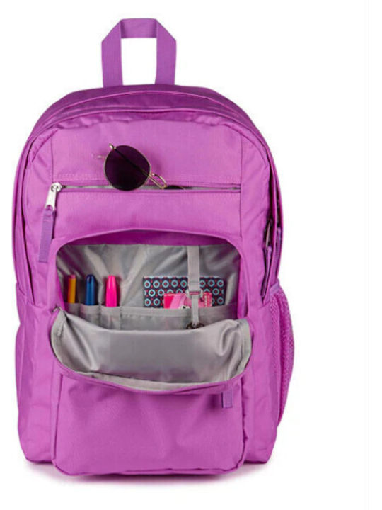 Jansport Big Student Ghiozdan Școlar De Spate Fuchsia 34 Litri