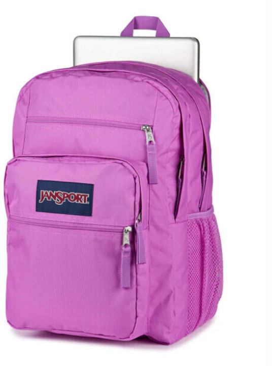 Jansport Big Student Ghiozdan Școlar De Spate Fuchsia 34 Litri