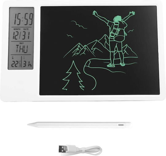 Ψηφιακό Ημερολόγιο Lcd Smart Σκίτσο Σχέδιο Γραφή Lcd 10" Λειτουργία Συναγερμού Οεμ