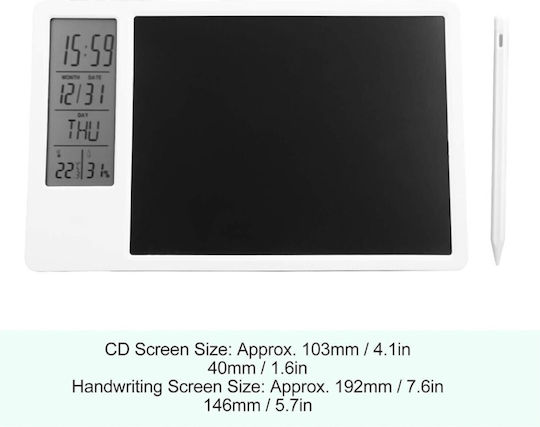 Ψηφιακό Ημερολόγιο Lcd Smart Σκίτσο Σχέδιο Γραφή Lcd 10" Λειτουργία Συναγερμού Οεμ