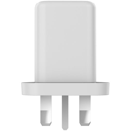 Canyon Φορτιστής με Ενσωματωμένο Καλώδιο GaN με Θύρα USB-A και Θύρα USB-C 45W Power Delivery Λευκός