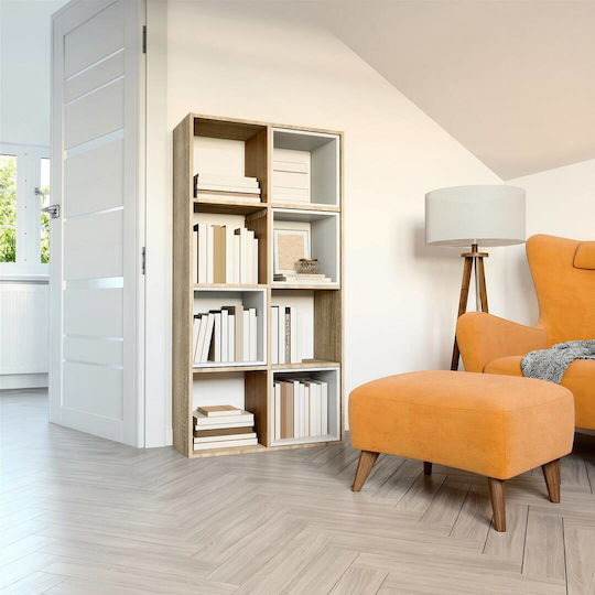 Bibliothek Malax Sonoma 147x4x75cm