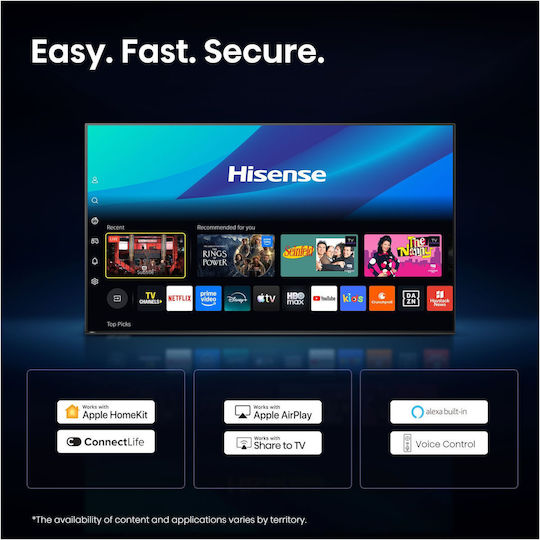 Hisense Smart Fernseher 55" 4K Ultra HD LED 55A7DS HDR (2026)