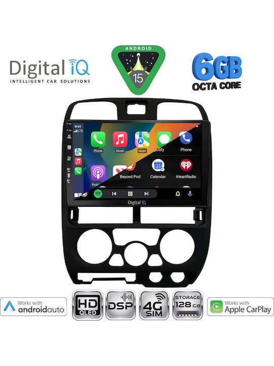 Digital IQ Car Audio System Isuzu D-Max 2002-2008 Bluetooth USB WiFi GPS Apple CarPlay Android Auto with 9" Touch Screen