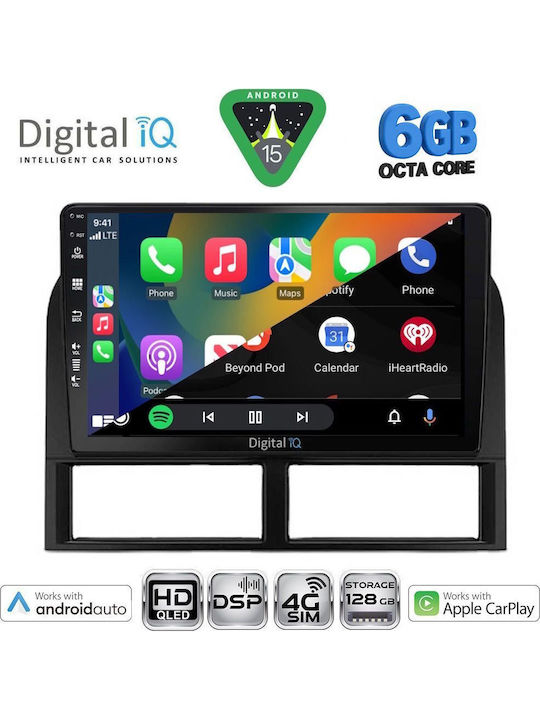 Digital IQ Car Audio System for Jeep Grand Cherokee 1999-2004 Bluetooth USB WiFi GPS Apple CarPlay Android Auto with 9" Touch Screen