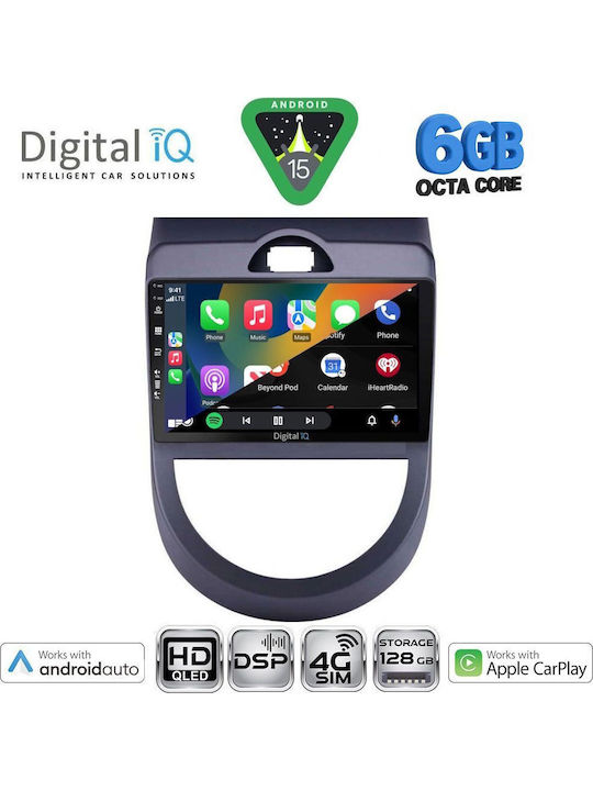 Digital IQ Auto-Audiosysteme für Kia Seele 2008-2013 mit Touchscreen 9 Zoll