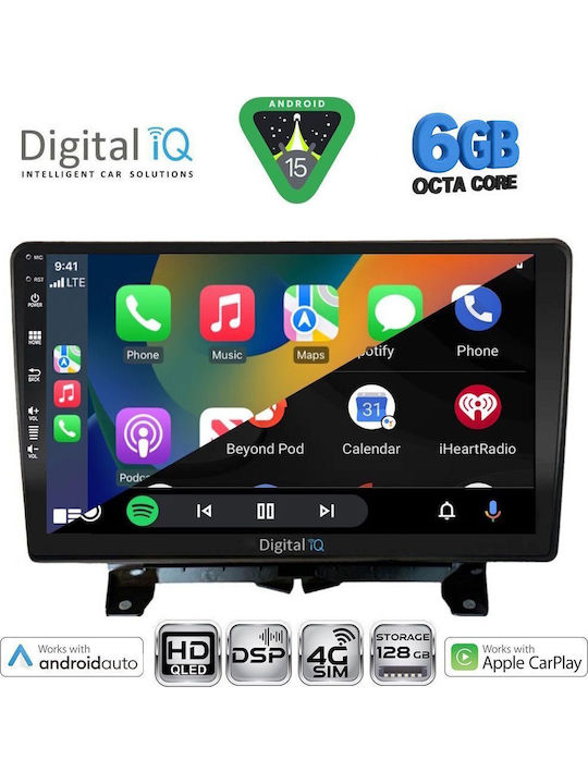 Digital IQ Car Audio System for Land Rover Discovery / Range Rover Sport 2004-2009 Bluetooth USB WiFi GPS Apple CarPlay Android Auto with 9" Touch Screen