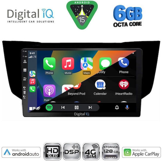 Digital IQ Car Audio System for Lexus RX300 2003-2008 Bluetooth USB WiFi GPS Apple CarPlay Android Auto with 9" Touch Screen