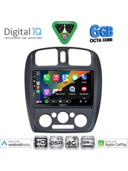 Digital IQ Car Audio System for Mazda 323 1998-2004 Bluetooth USB WiFi GPS Apple CarPlay Android Auto with 9" Touch Screen