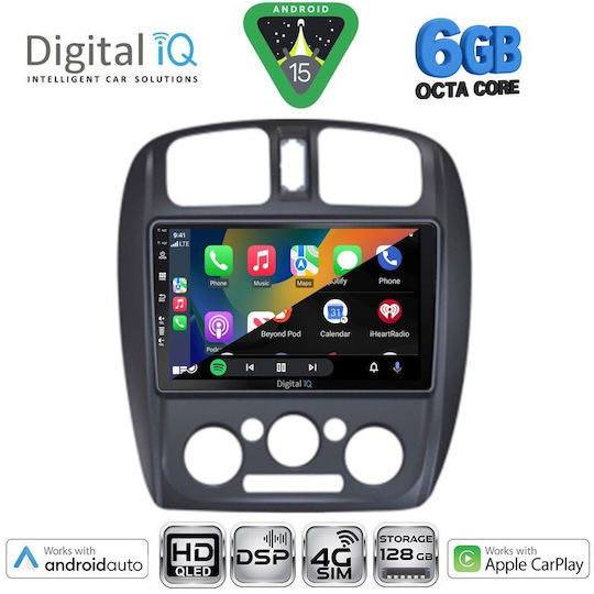 Digital IQ Car Audio System for Mazda 323 1998-2004 Bluetooth USB WiFi GPS Apple CarPlay Android Auto with 9" Touch Screen