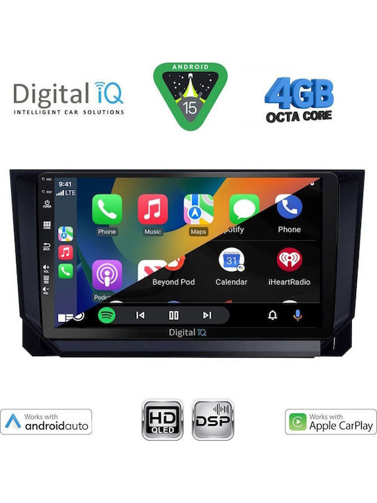 Digital IQ Car Audio System for Mazda CX-9 2006-2015 Bluetooth USB WiFi GPS Apple CarPlay Android Auto with 10" Touch Screen