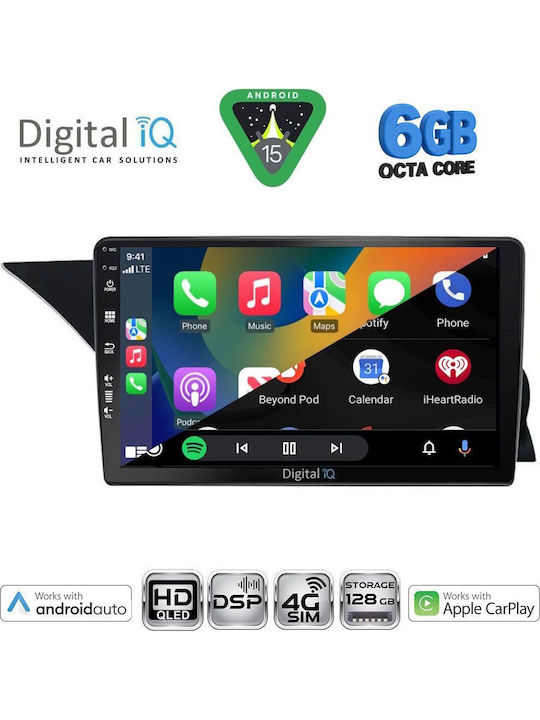 Digital IQ Car Audio System for Mercedes-Benz GLK 2013-2017 Bluetooth USB WiFi GPS Apple CarPlay Android Auto with 9" Touch Screen