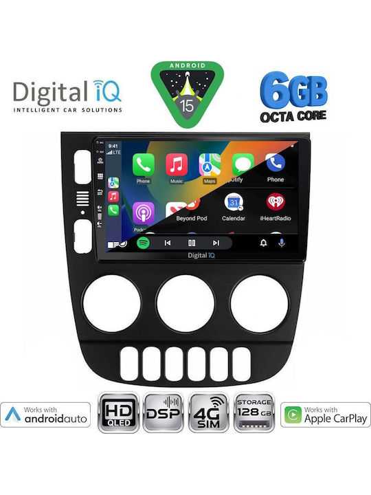 Digital IQ Car Audio System for Mercedes-Benz ML 2002-2005 Bluetooth USB WiFi GPS Apple CarPlay Android Auto with 9" Touch Screen
