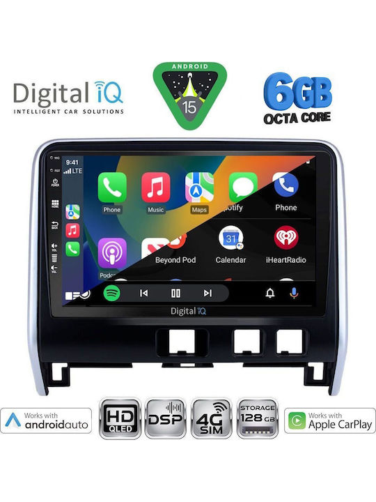 Digital IQ Car Audio System for Nissan Serena 2016-2022 Bluetooth USB WiFi GPS Apple CarPlay Android Auto with 10" Touch Screen