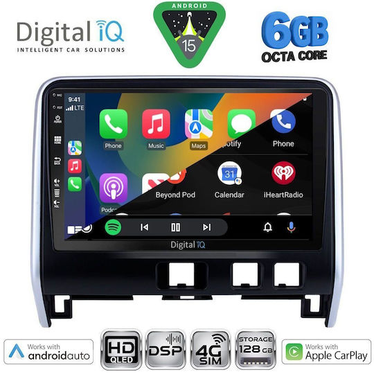 Digital IQ Car Audio System for Nissan Serena 2016-2022 Bluetooth USB WiFi GPS Apple CarPlay Android Auto with 10" Touch Screen