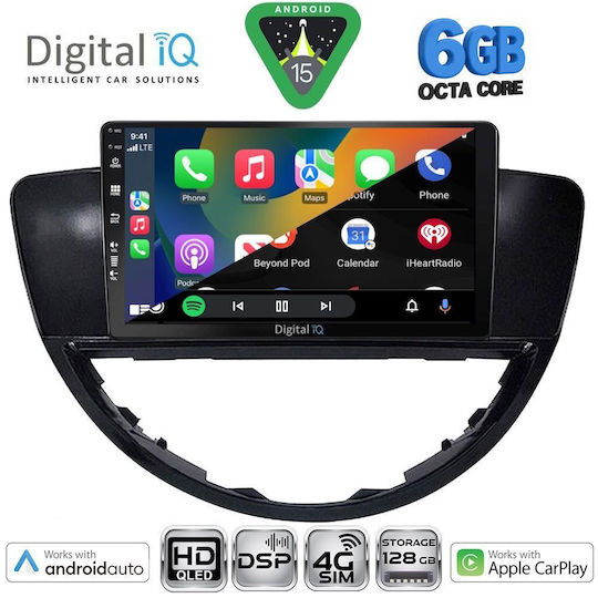 Digital IQ Ηχοσύστημα Αυτοκινήτου για Subaru Tribeca 2007-2014 (Bluetooth/USB/WiFi/GPS/Apple-Carplay/Android-Auto) με Οθόνη Αφής 9"