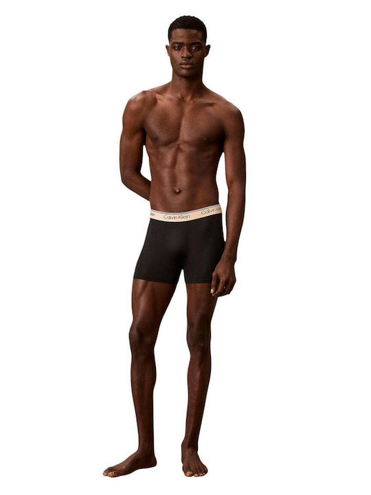 Herren Boxershorts Schwarz 3er Pack