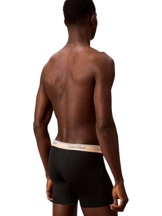 Herren Boxershorts Schwarz 3er Pack