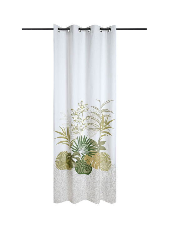 Curtain With Grommets Green 140x260cm