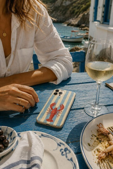 Salt & Stripe Collection Catch Huawei Mate 10 Lite Flexible TPU Transparent Silicone Case
