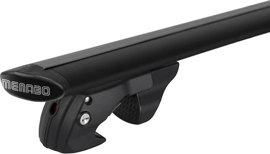 Menabo Autodachträger Aluminium Fender 118 Cm Schwarz Farbe Ford Transit Kurier 2014 Raised Dachreling-2 Stück 14660/mb Mp.14660/mb-79