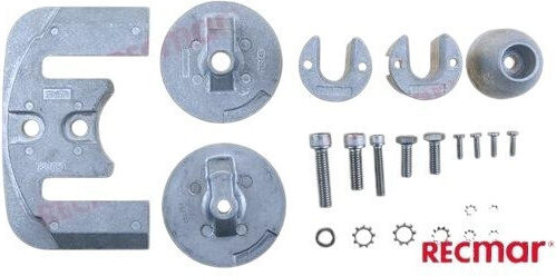 Recmar Aluminum Anode Kit Mercruiser Bravo 3 >2004