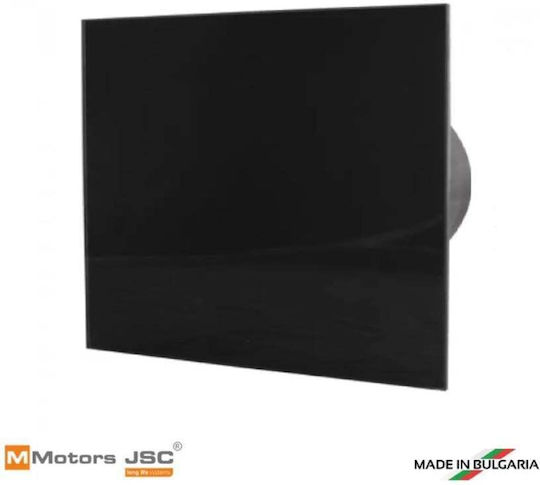Mmotors Стенен Вентилатор За Баня 100mm Черен