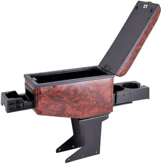 Autoline Onyx Car PU Armrest Universal Brown