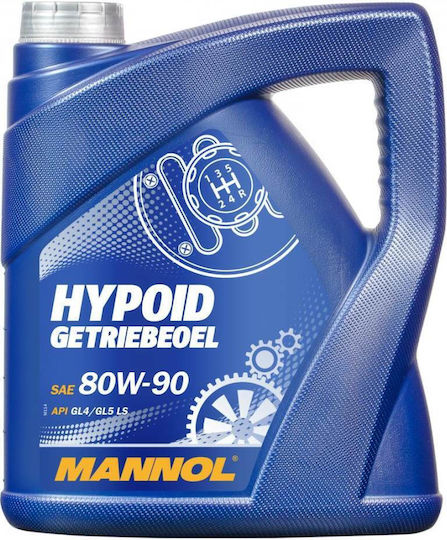 Mannol Хипоидно Масло за Автомобил за Ръчна Скоростна Кутия и Диференциал 80W-90 4л