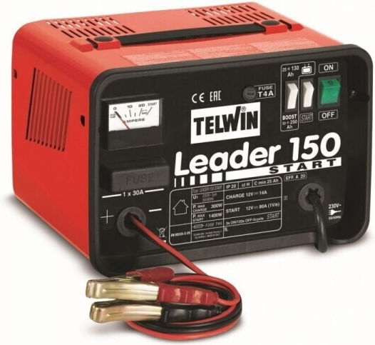 Telwin Leader 150 Зарядно Устройство За Батерия За Кола И Мотоциклет 12V